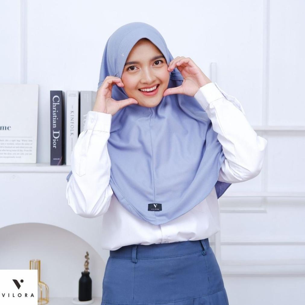 Hot Kerudung  Jilbab Original Viloralove  Serut  Sekolah Sd Smp Sma