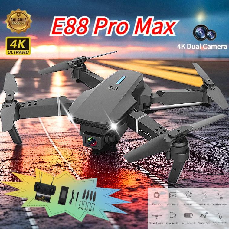 Ready E88 PromaxDrone E88 Pro 4K Hd Cdrone Kamera Jarak Jauh Drone Murah Drone Bekas Drone