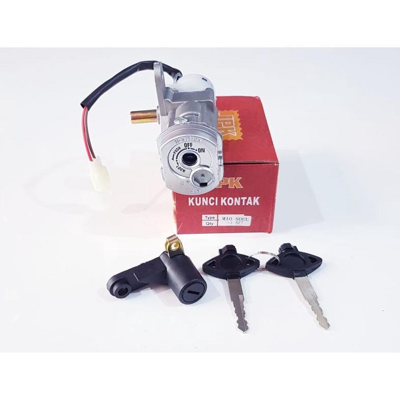 KUNCI KONTAK ASSY SET KUNCI JOK BELAKANG ORIGINAL JPK STANDAR MOTOR MIO SOUL KARBU/MIO SOUL LAMA/MIO