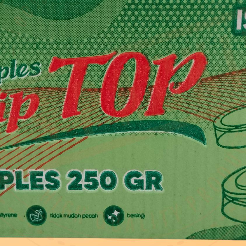 Stoples 250Gr Isi 12Pcs / Toples Nastar / Toples Kue Kering / Toples Mika Bulat 250Gr 1 Lusin Ramah 