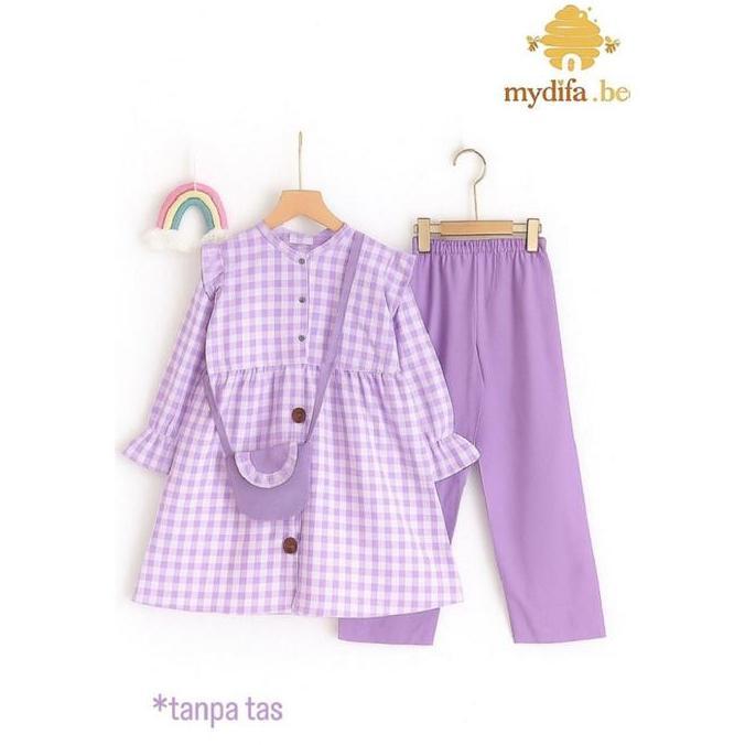 OOTD Setelan anak prempuan terbaru 2025-Holala set kids,setelan anak 3-12tahun {tanpa tas} OOTD