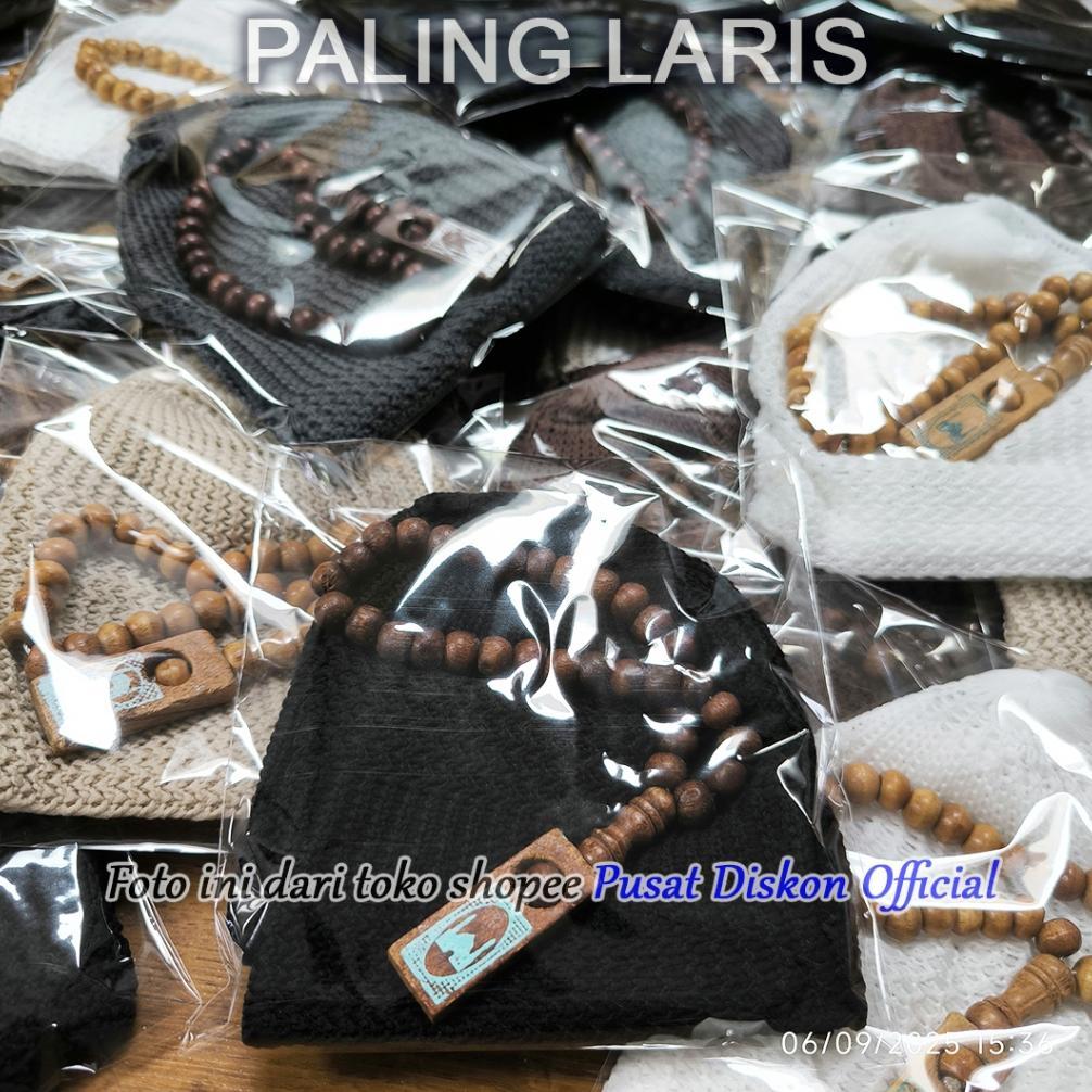 MURAH Oleh Oleh Umroh Haji Peci Songkok Kopiah Rajut Polos Peci Putih Peci Polos Songkok Putih Songk