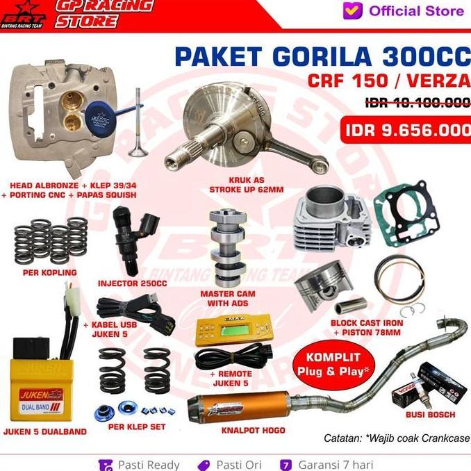 Promo Paket Trabas Brt Gorila Crf 300Cc Komplit Dengan Super Mantap