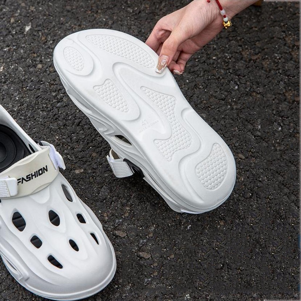 Sandal Pria Keren Sepatu Karet Pria Slip On Bahan Karet Eva Empuk Nyaman Anti Licin Sandal Pria Casu