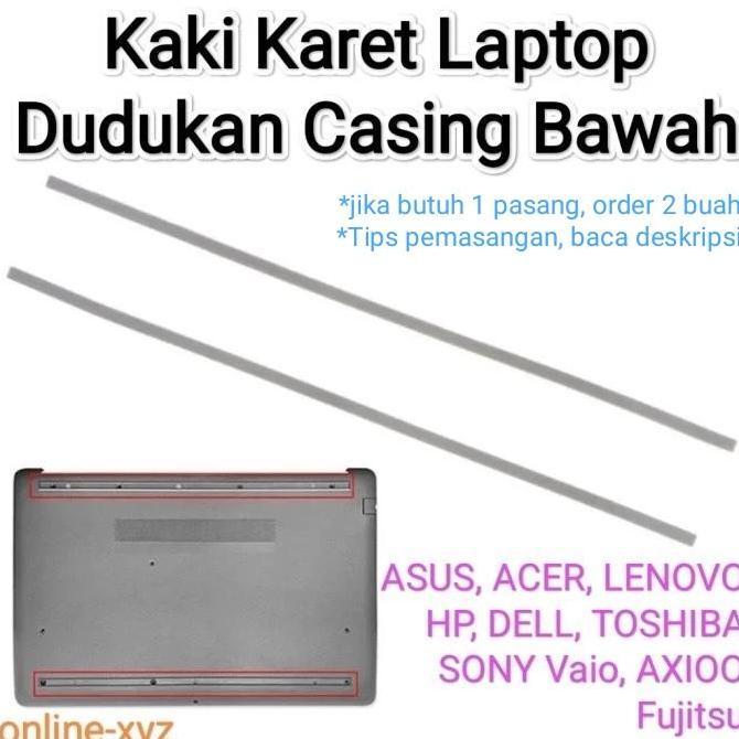 Bantalan Karet kaki casing bawah laptop ASUS ACER HP DELL LENOVO Axioo