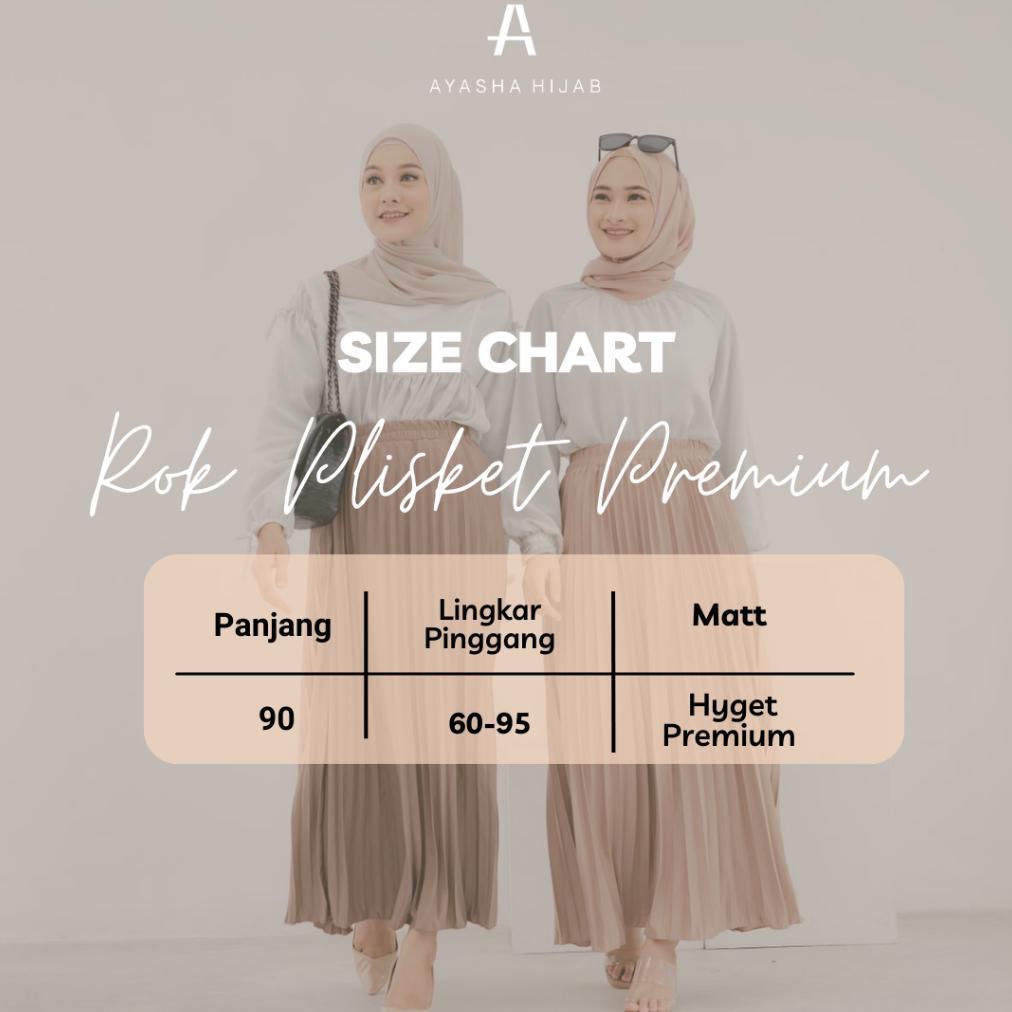 TERLARIS Ayasha -  Rok Plisket Premium | rok plisket premium | rok plisket premium tebal | rok plisk