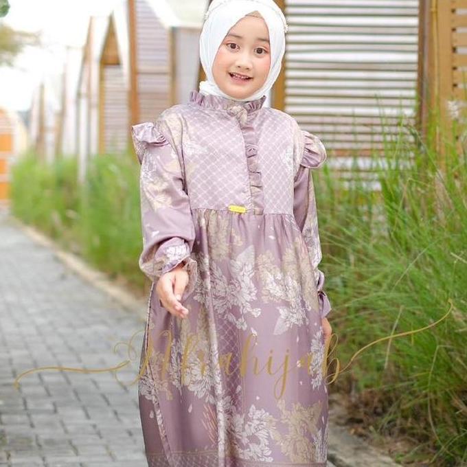 TERPOPULER Gamis Anak Maxmara Silk / Gamis Anak Premium Lebaran 2025 TERPOPULER