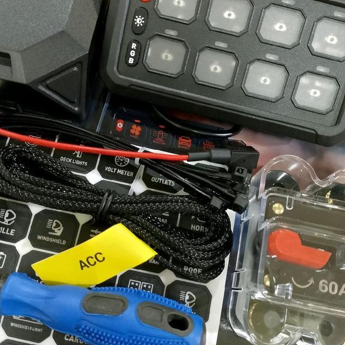 Sale Switch Panel 8 Gang Rgb / Switch Panel Assembly 8 Gang / Switch Saklar Panel 8 Tombol / Saklar 