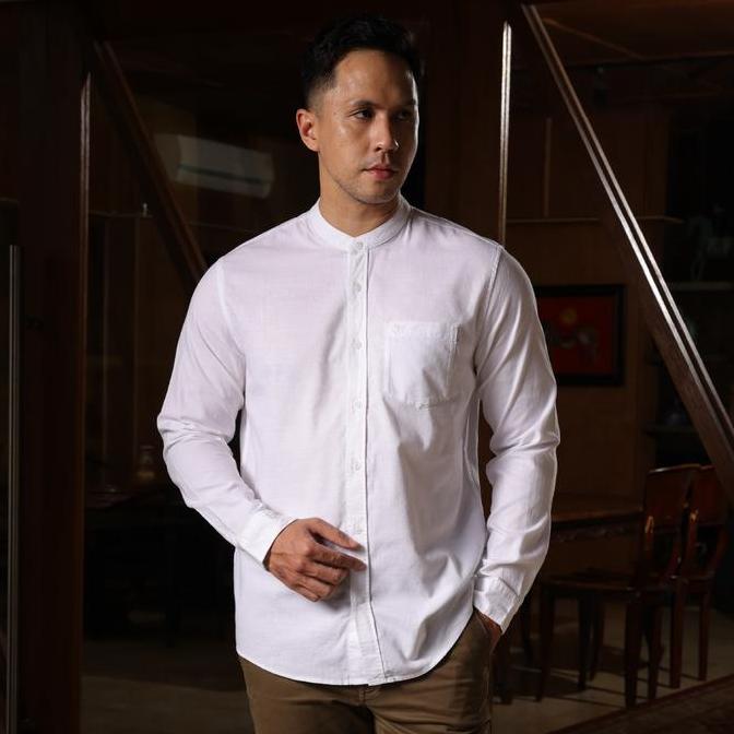 Emba Classic - Rona Kemeja Koko Pria Kerah Shanghai Lengan Panjang Collection Baju Muslim