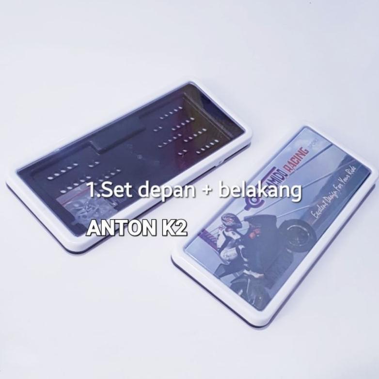 PLAT NOMOR MOTOR KOTAK PERSEGI/BINGKAI PLAT NOMOR PLAT BK MOTOR/TATAKAN PELINDUNG BINGKAI PLAT MOTOR