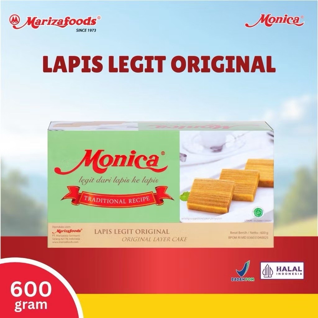Monica Kue Lapis Legit Original 600gr