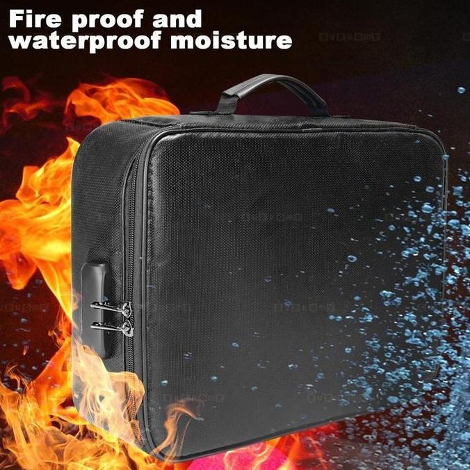 Tas Dokumen Tahan Api Dan Air /Tas Penyimpanan /Tas Penyimpan Dokumen /Menyimpan Dokumen & Paspor / 
