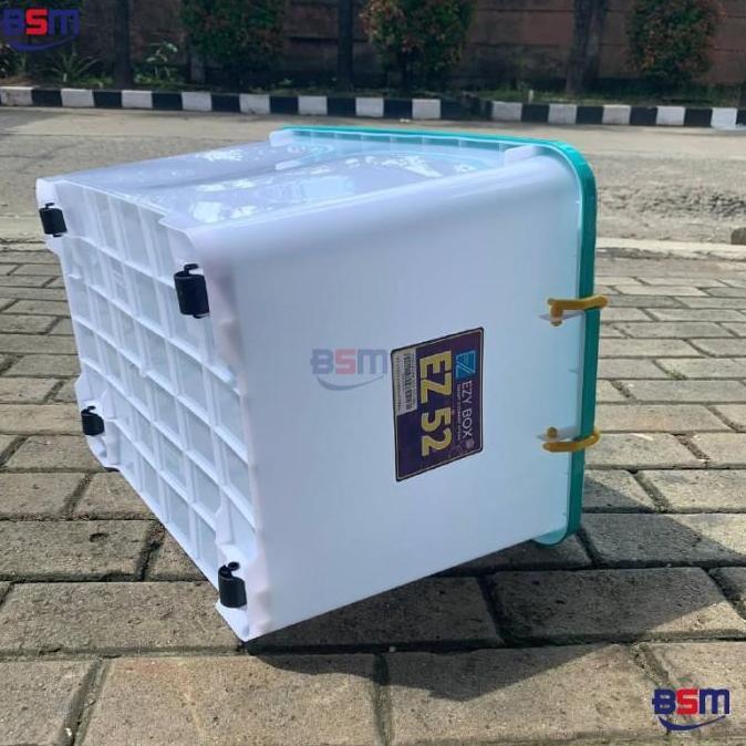 BSM BOX PLASTIK 52 LITER EZY / CONTAINER BOX EZY / KOTAK PENYIMPANAN