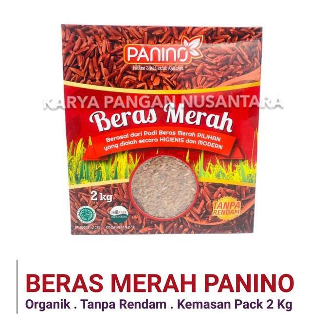 BERAS MERAH PANINO 2KG BERAS MERAH ORGANIK BERAS MERAH SEHAT PACK 2 KG
