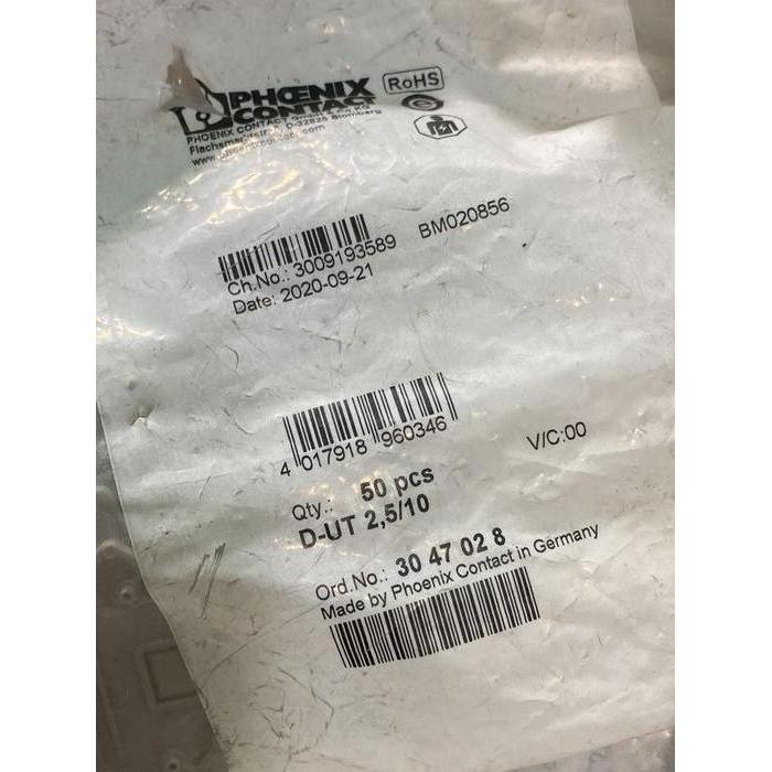 PHOENIX CONTACT D UT 2.5/10