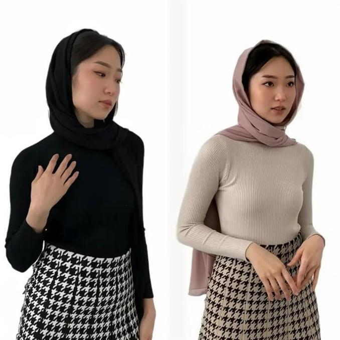 ATASAN RAJUT TURTLE NECK / ATASAN RAJUT  LEHER TINGGI Manset