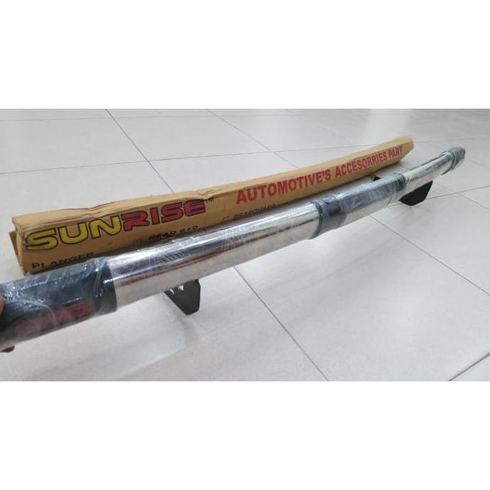 Promo BEMPER BELAKANG TOYOTA ALL NEW RUSH STAINLESS STEEL OVAL REFLEKTOR Diskon