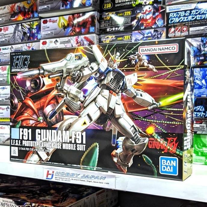 Upupup- Hguc Hg Gundam F91 Original Bandai Plamo Modelkit