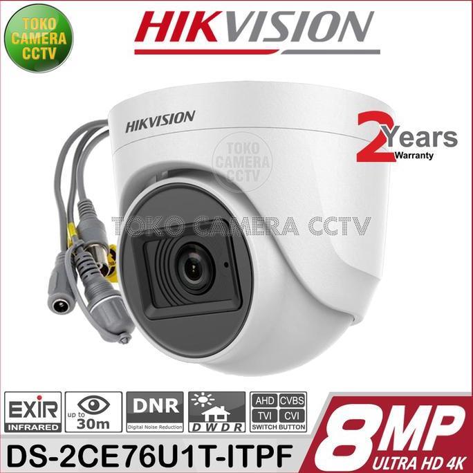 TERMURAH - KAMERA CCTV INDOOR HIKVISION 8MP