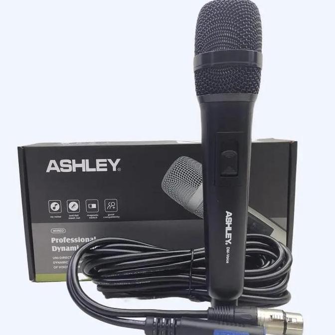 Wkprojek- Microphone Kabel Ashley Dm Voice Original Ashley Kabel Mikrofon
