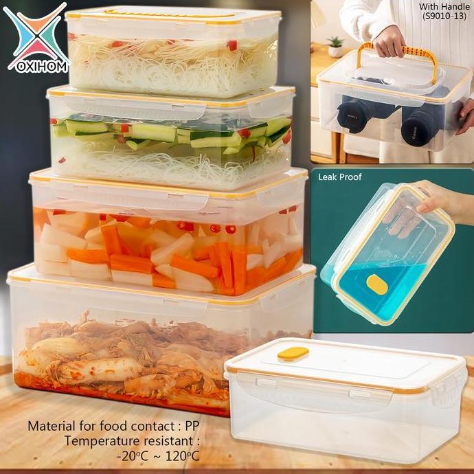 Oxihom Kotak Makan Kotak Bekal Kotak Plastik Topless Food Container Lunch Box Kotak Kedap Udara Box 