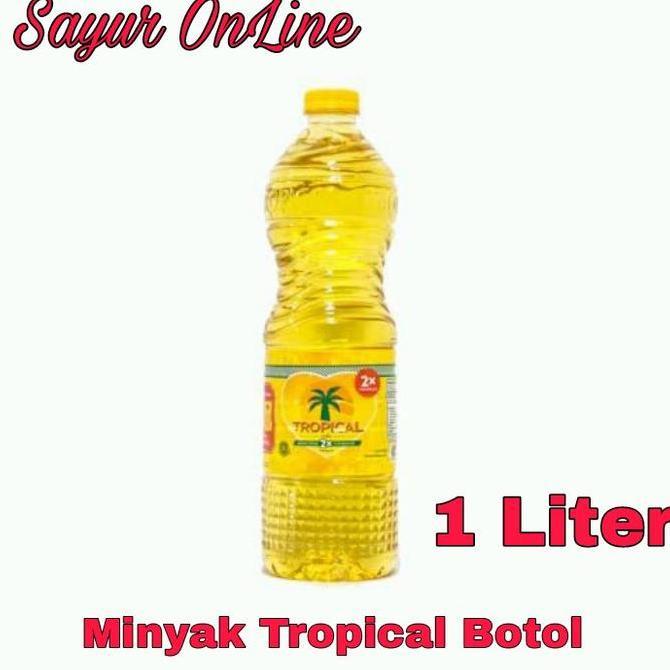 Hijaudaun- Minyak Tropical Botol Minyak Sayur Tropical 1 Liter Kemasan Botol