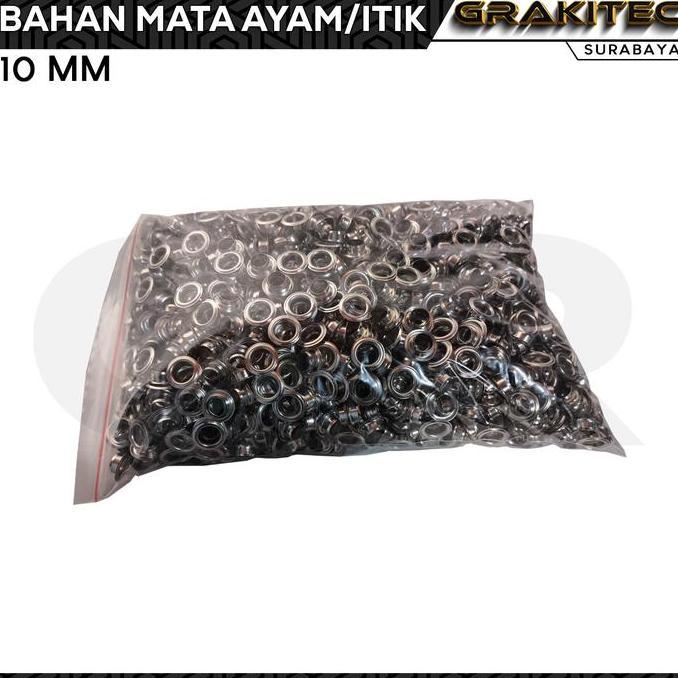 Bahan Ring Mata Ayam Eyelet 5.5 / 10 MM isi 1000pcs Grakitec