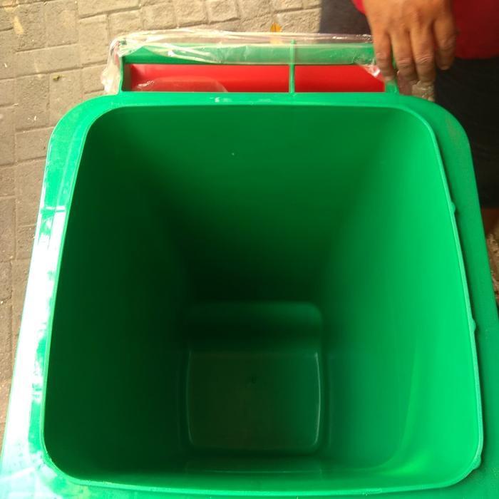 TONG SAMPAH BESAR RODA 120 liter TEBAL/TEMPAT SAMPAH RODA 120 liter