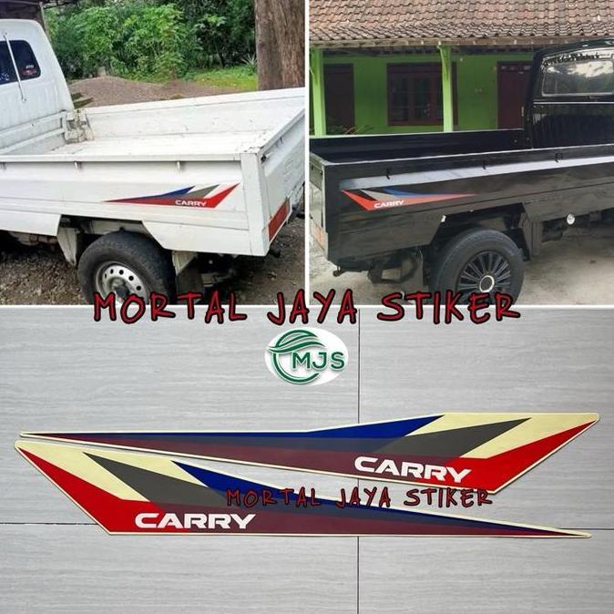 Kualitasbaik- Stiker Striping Lis Les Bak Mobil Pick Up Suzuki Carry Futura
