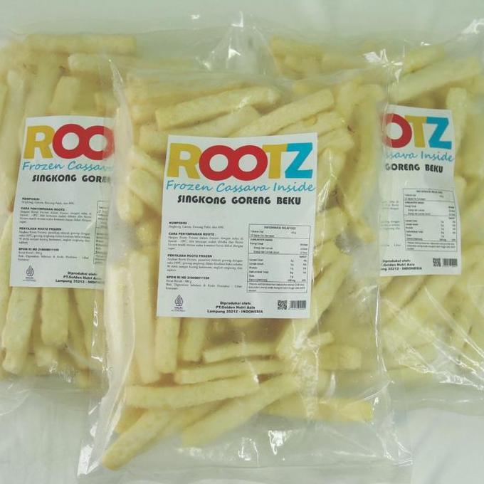 Hijaudaun- Rootz Singkong Goreng Beku Premium