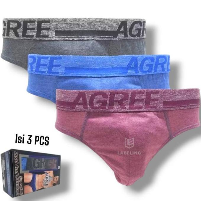Gentle- Labeling- Isi 3 Pcs Celana Dalam Agree Art 2323