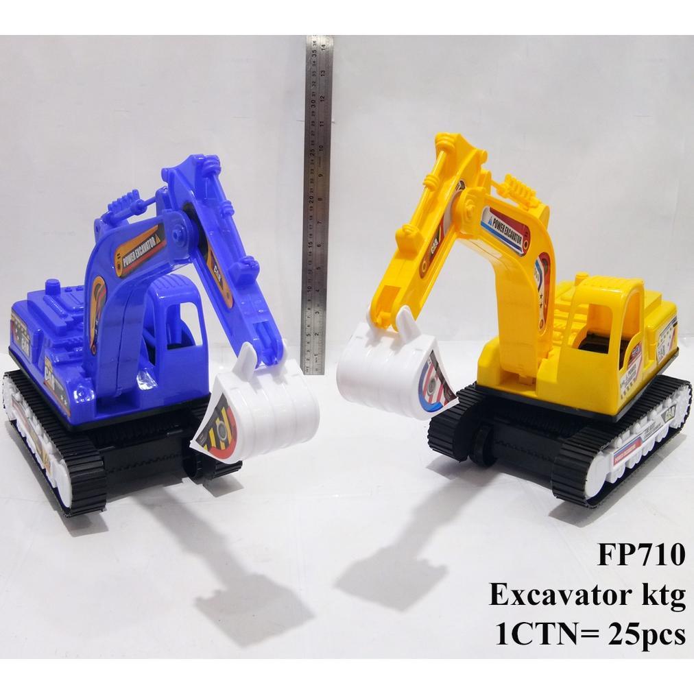 Official Mainan Anak Mobil Truk Beko Excavator - Fp710