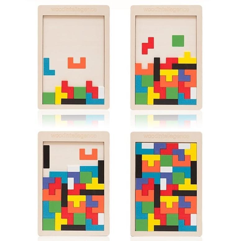 favorit cod mainan puzzle kayu tetris mainan edukasi anak