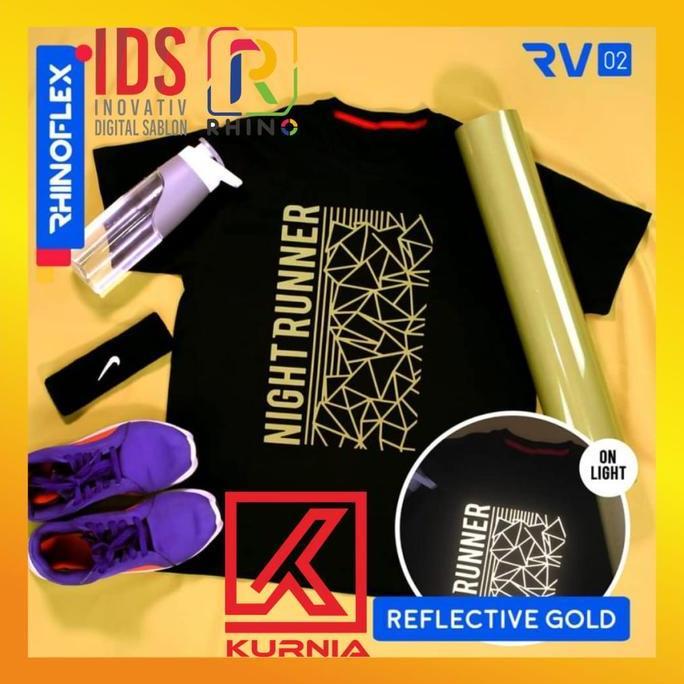 Murah Rhinoflex Polyflex Reflective Gold
