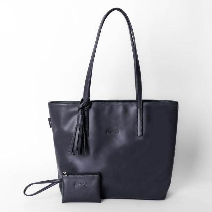 Bags- Pamole Tote Bag Tas Wanita Penutup Resleting - Volen Series Tote  Bag