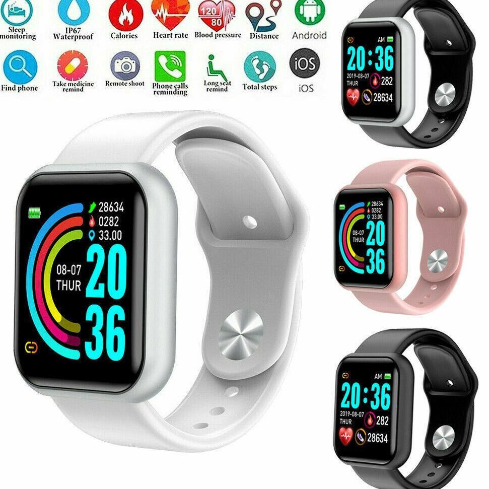 ORIGINAL SMARTWATCH Y68 SPORT TAHAN AIR BLUETOOTH SMARTWATCH PELACAK