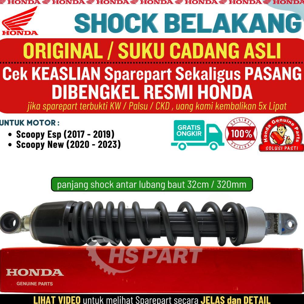 Shock Shockbreaker Belakang Scoopy Fi 2017 2018 2019 2020 2021 2022 2023 Original AHM Honda