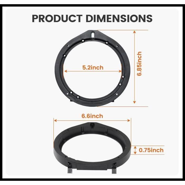 TERBARU FRAME RING SPEAKER HONDA - ADAPTOR SPEAKER CIVIC / ACCORD / CR-V / ACURA