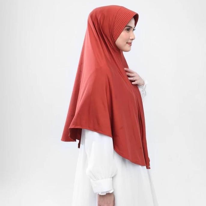 DA31 - Elzatta Hijab Bergo Jumbo Bestseller Zaria Kirana Kerudung Instan Muslim Wanita Dewasa Syari