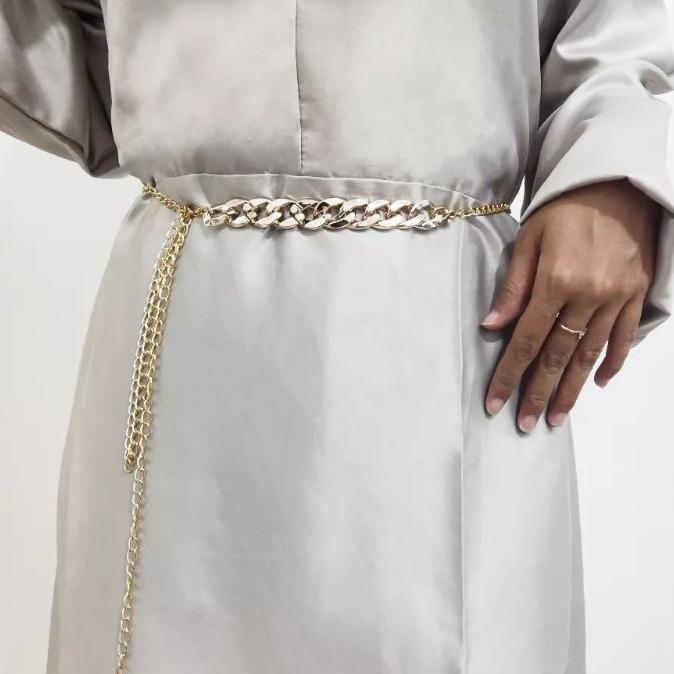 Ikat Pinggang Wanita Rantai Sabuk Rantai Belt Rantai