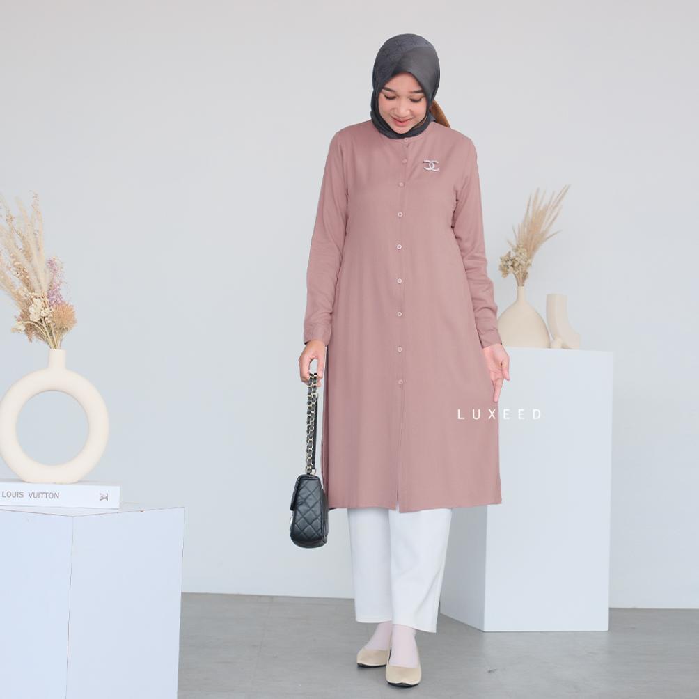 NEW Tunik Wanita Terbaru Tunik Polos Wanita Tunik Twill Rayon Tunik Harian Tunik Basic Tunik Harian
