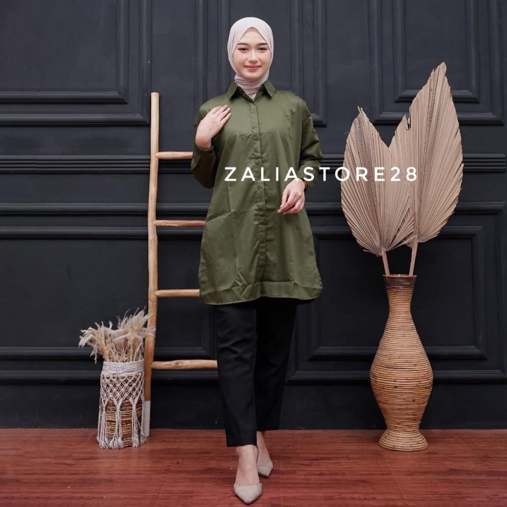 HOT TUNIK TOYOBO/ TUNIK POLOS / KEMEJA TUNIK/ BLOUSE TUNIK/TUNIK PUTIH