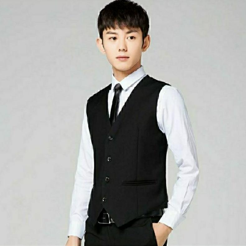 BEST SALE PROMO ROMPI VEST FORMAL PRIA / STELAN ROMPI DALEMAN JAS PRIA / GROOMSMENS WEDDING SLIM JUM