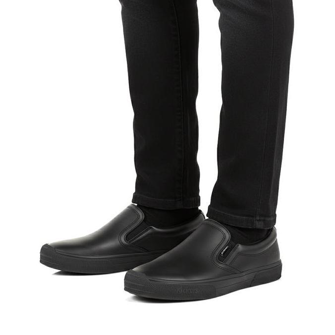 DISKON SPECIAL  SEPATU KICKERS MX ONE SLIP ON SLOP HITAM COKLAT TUA TAN CASUAL SANTAI PRIA KERJA SEK