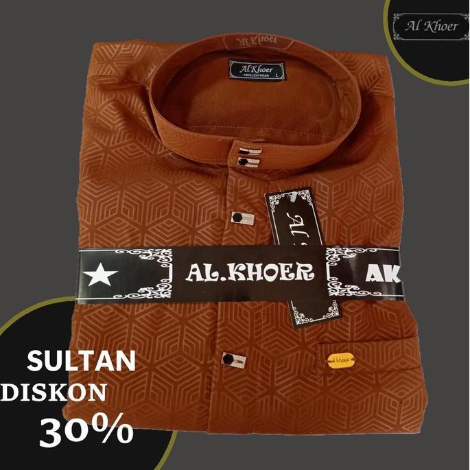kemeja sultan kemko pria dewasa kemko kurta sultan embos lengan panjang Hijau Hitam Koko Abu Biru Ka