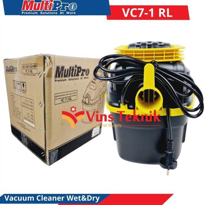 MULTIPRO VC7-1 RL Vacuum Cleaner Penghisap Debu Basah Dan Kering VC7 1 RL