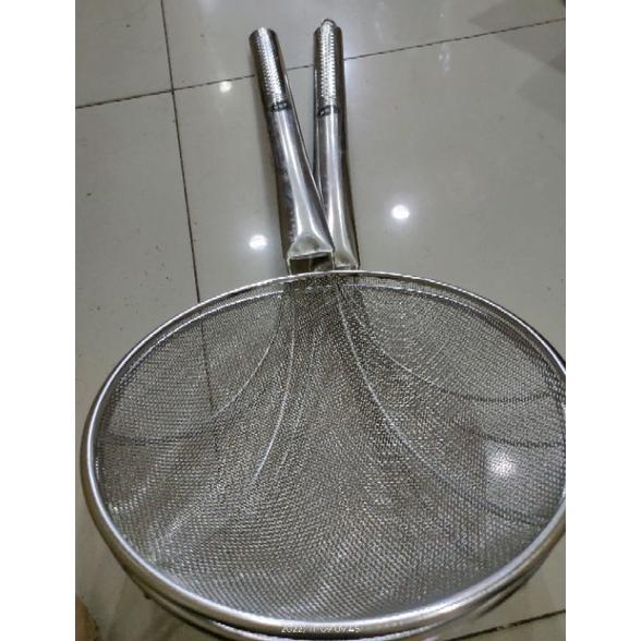 saringan minyak stainless/saringan jumbo/serokan besar 32