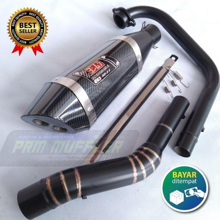 Knalpot Racing Bass Adem Yoshimura R11 Black Doff, Cbr 150R Vixion Satria Fu Cb150R Sonic Mx New 135