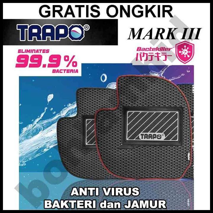 Karpet Mobil Trapo Toyota Agya / Ayla 2Baris Premium Carpet 100% Original