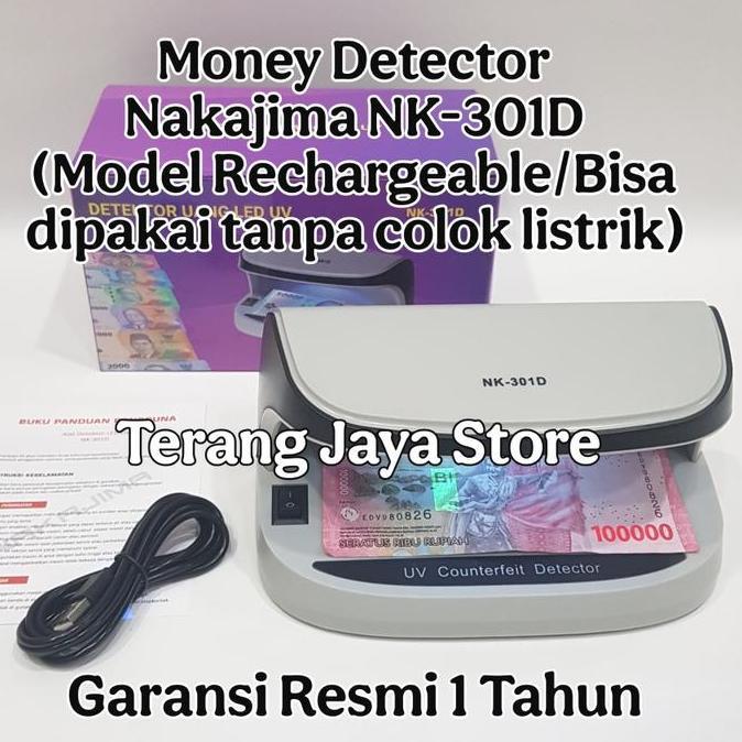 Tektok- Money Detector Uv Lampu Cek Uang Uv Lamp Detector Uv Led Counterfeit Detector
